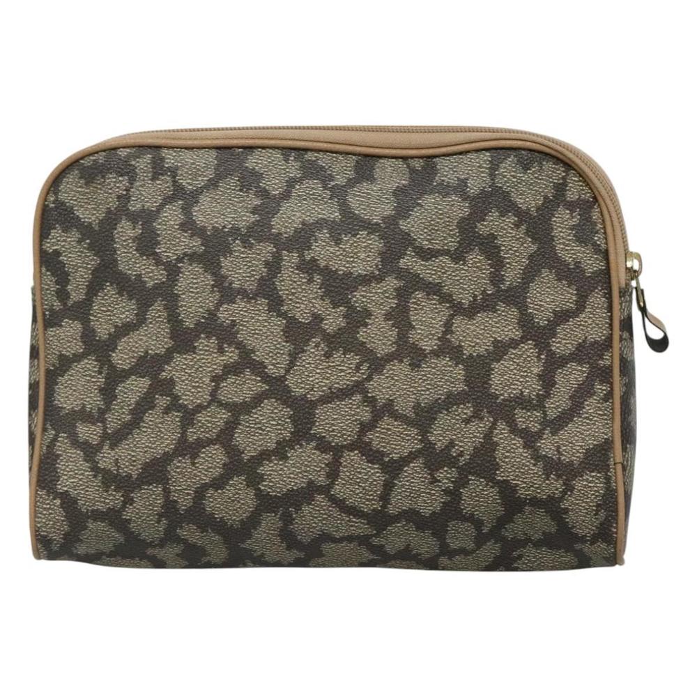 SAINT LAURENT Clutch Bag PVC Gray Auth bs24056 - Picture 2 of 16